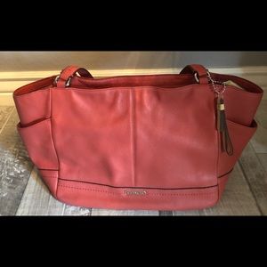 Coach leather purse